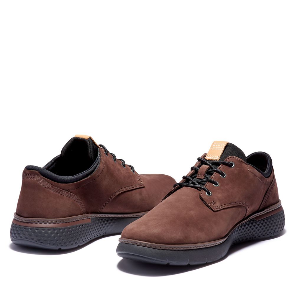 Sapatos de Oxford Masculino - Timberland Cross Mark - DUMFW2319 - Marrom Escuro